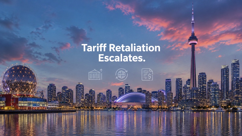 Canada announces retaliatory tariffs, CAD 7.5 billion support package to mitigate impact from US