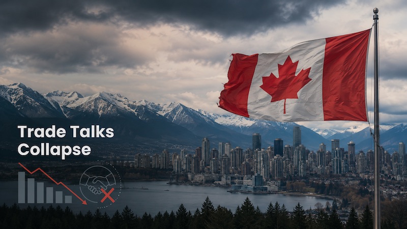 Canada suspends US trade negotiations, retaliates with matching tariffs