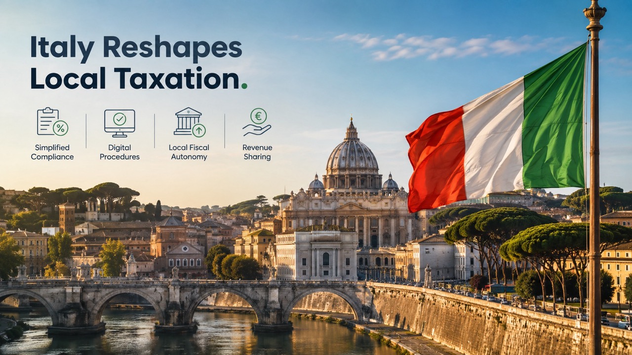 Italy gazettes decree reshaping local tax administration, fiscal federalism