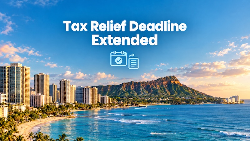 US: IRS extends tax deadlines for Hawaii County earthquake disaster