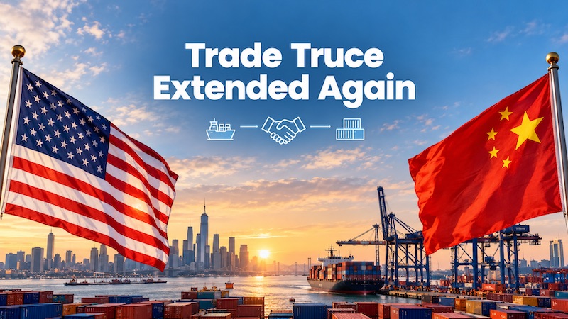 US and China extend trade truce, push for bigger agreement