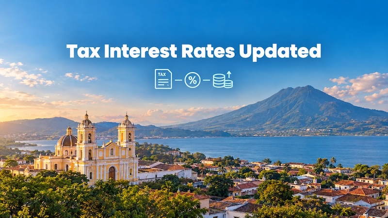El Salvador sets tax interest rates for August 2026–January 2027