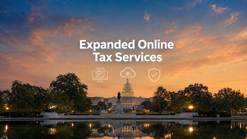 US: IRS announces benefits of expanded online services