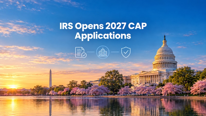 US: IRS opens 2027 application window for corporate tax compliance programme