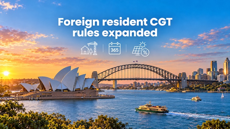 Australia: Senate passes bill expanding foreign resident CGT rules