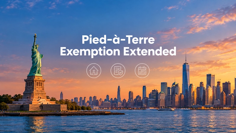 US: NYC extends pied-à-terre tax exemption deadline to October