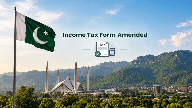 Pakistan: FBR amends income tax return form for tax year 2026