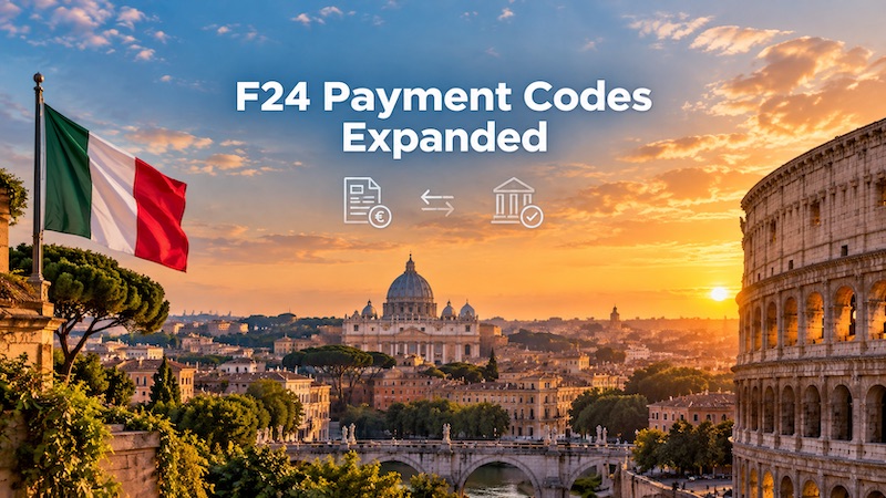 Italy: Tax authority expands F24 payment codes for inheritance and gift tax