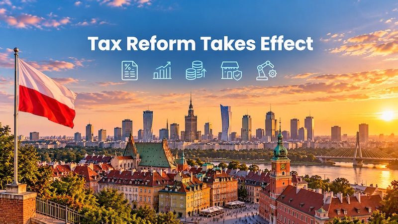 Poland adopts tax reform with new personal income brackets, higher rates for high earners and large companies