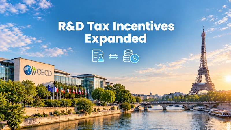 OECD expands INNOTAX portal to cover both expenditure, income-based R&D tax incentives