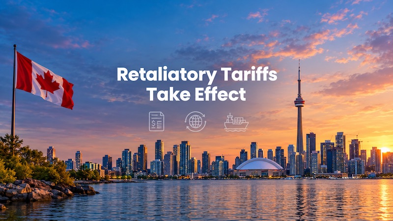 Canada enacts retaliatory tariffs on US imports as trade negotiations collapse