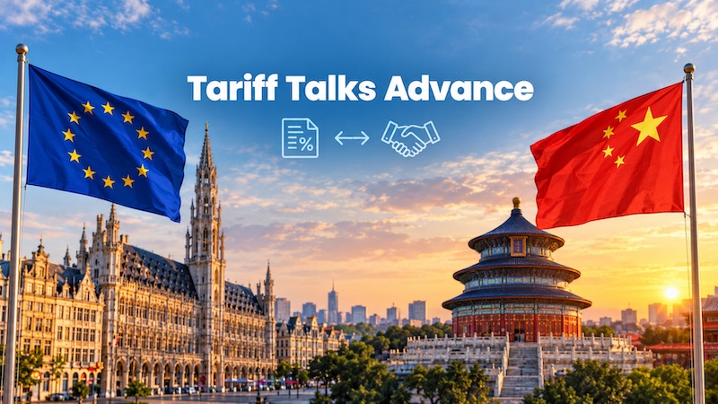 EU, China agree to advance tariff talks and stabilise trade relations