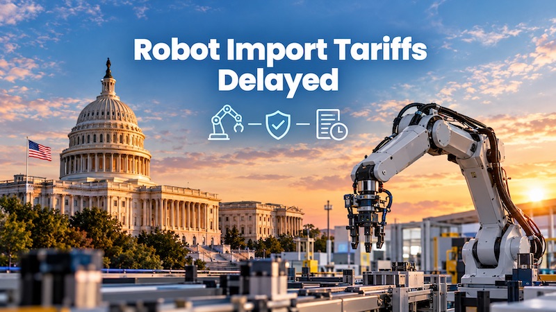 US: Trump finds robot imports a security risk but holds off on tariffs