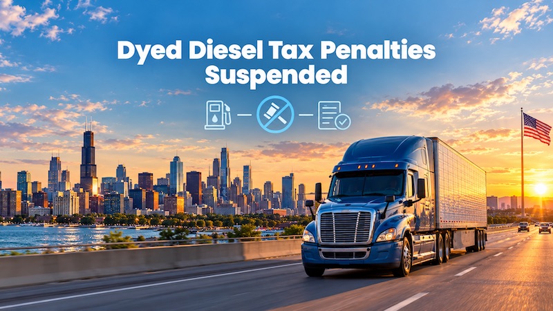 US: IRS suspends penalties on dyed diesel sold/used on highways