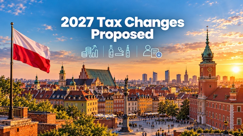Poland: 2027 budget raises corporate and excise taxes, eases middle-income PIT