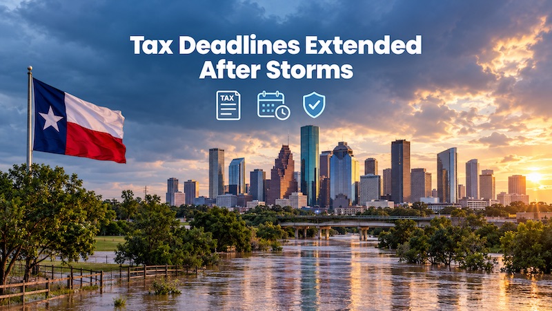 US: IRS extends tax deadlines for Texans affected by July storms